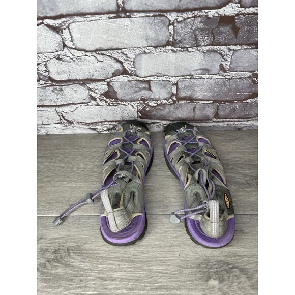 Keen Purple Gray Waterproof Fisherman Hiking Trail Sandals Women Sz 8M US/38.5EU - Picture 6 of 16